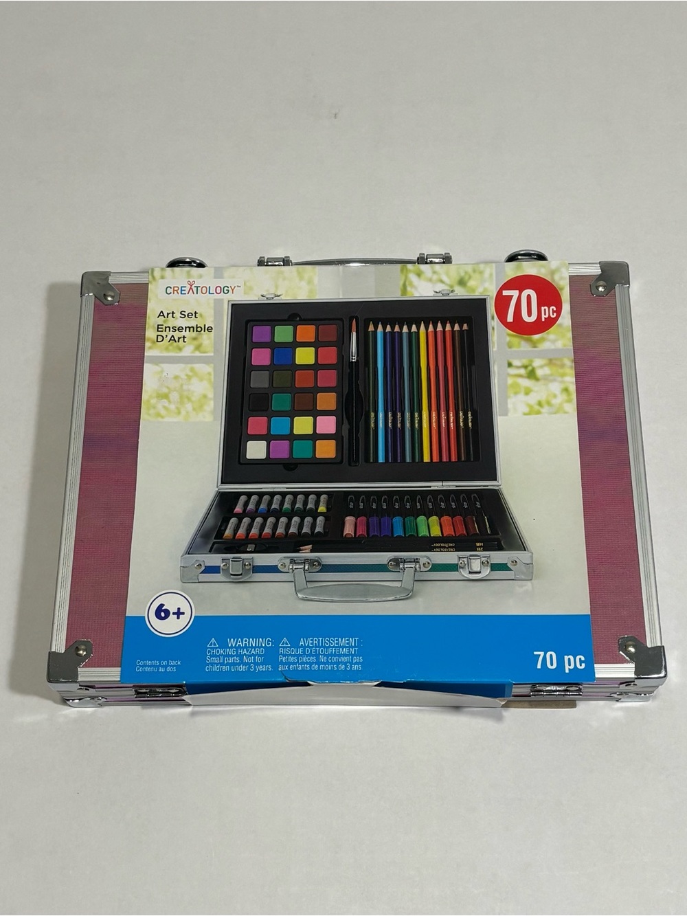 Creatology 70-Piece Art Set in Aluminum Carry Case